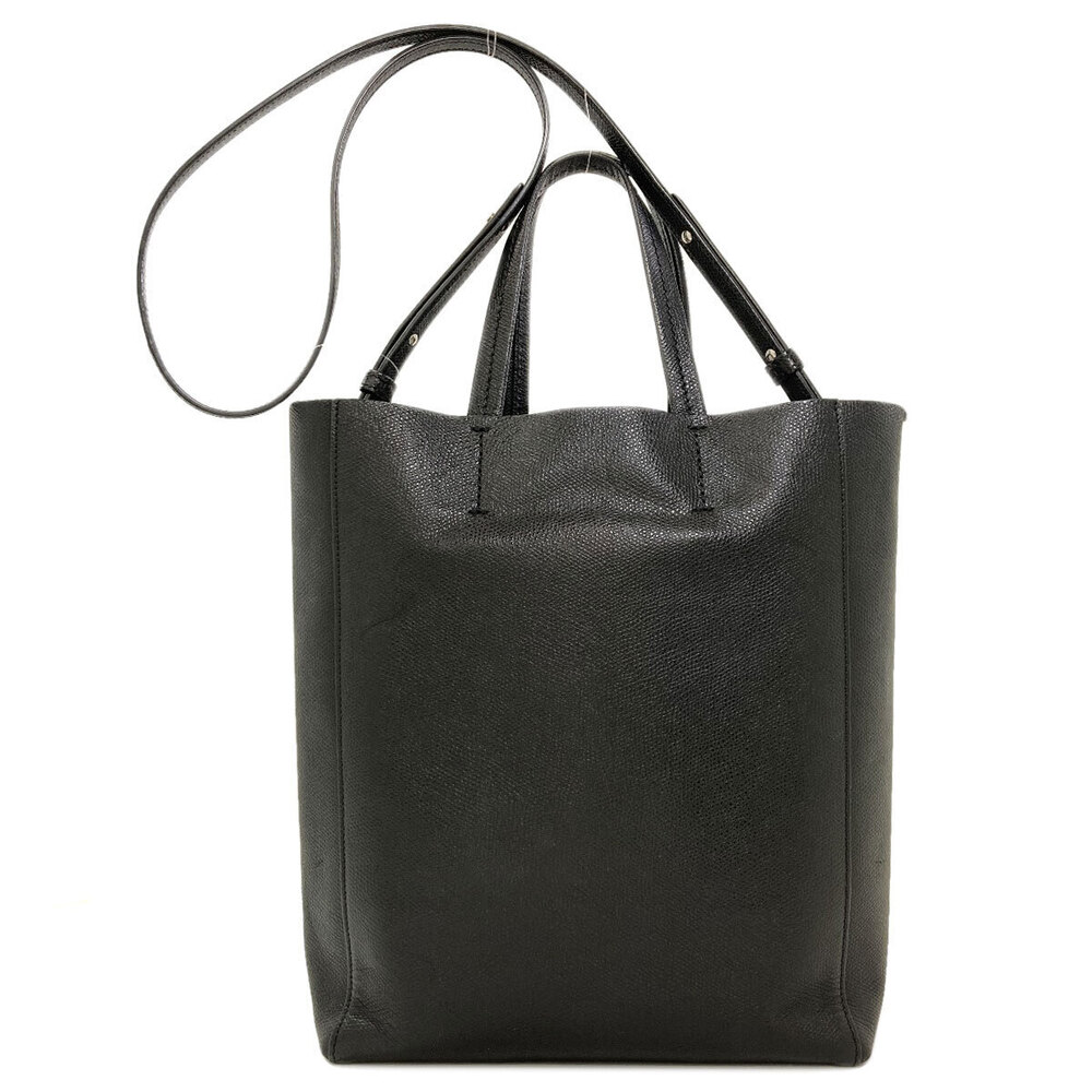 Celine Calfskin Cabas Vertical Handbag Black